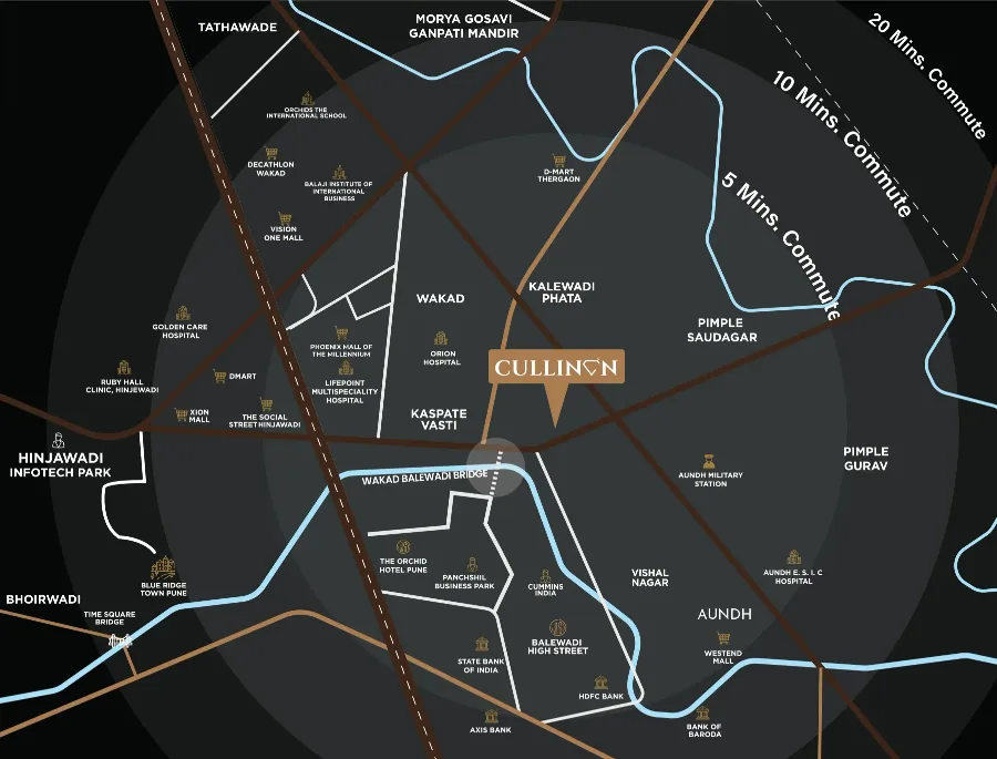 The Cullinan location map